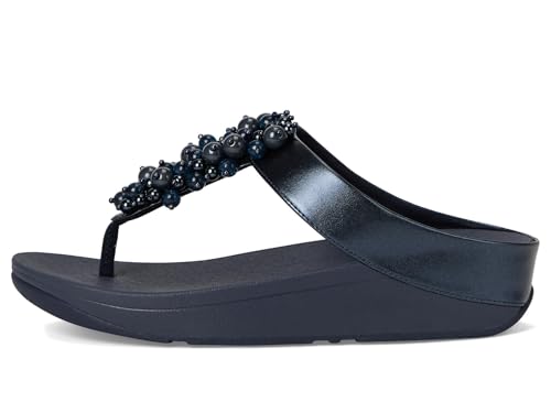Image of FitFlop Fino Bauble-Bead Toe-Post Sandals