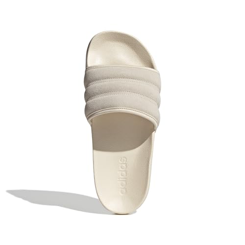 Image of adidas Women ADILETTE SHOWER Synthetic Swim Slide FTWWHT /GOLDMT /BOGOLD | LUT50