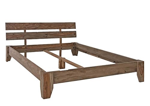 MASSIVMOEBEL24.DE | Sheesham massiv Holz Bett 140x200 Palisander M�Bel Nature Grey #210