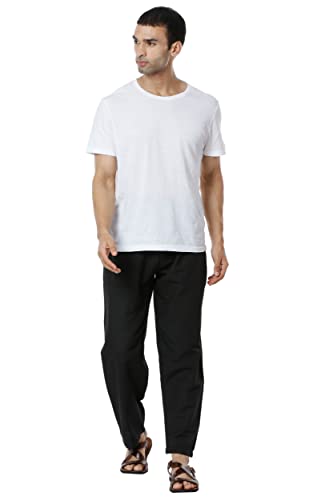 Image of Aatman One Size Men's Eco-Friendly Cotton Pyjama | Fits Waist Size 28 to 36 Inches