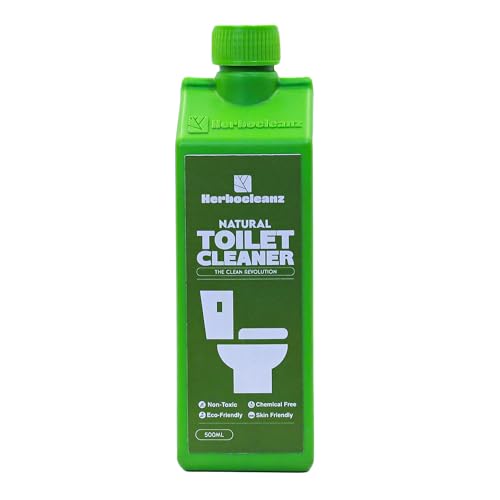 Image of Natural Toilet Cleaner 500ml Pack of 3 | Plant-Derived, Non-Toxic & Non-Corrosive Formula | Skin & Groundwater Safe | No VOC Bathroom & Commode Cleaner for All Types