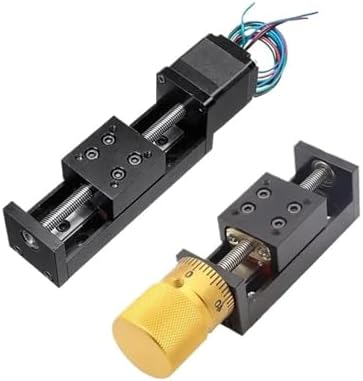 Mini CNC Z Axis Linear Actuator Kit with NEMA 11 Motor, 200mm Stroke Manual Slide Table, Precision Linear Motion for DIY and Robotics Applications