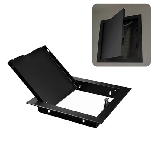 Panneau d'accès pour cloison sèche, interrupteur à bouton-poussoir, cadre en aluminium, porte d'accès au plafond de salle de bain, 61 x 71,1 cm, pour rénovations et entretien de plomberie
