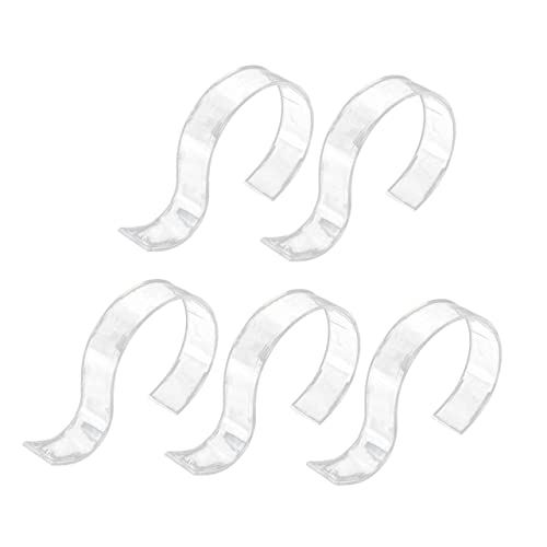 DECHOUS Belt Organizer Holder 5pcs Acrylic Belt Display Stand for Home Rack Accessories