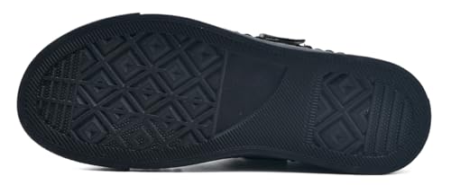 Honeystore Men's Casual Flats Driving Loafers Buckle Shoes4