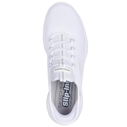 Image of Skechers Mens Track Ripkent, White Mesh Trim, 9.5 UK
