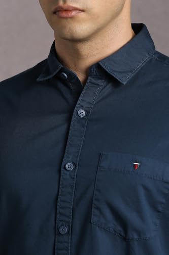 Image of Louis Philippe Men's Solid Slim Fit Shirt