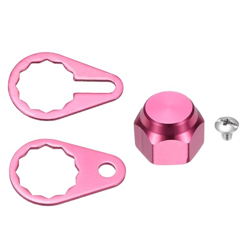 YELARXI M8 Fishing Reel Screw Nut Caps Left Handle Knob Locking Plate