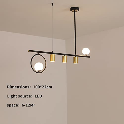 Lampe LED suspendue à 5 têtes interchangeables pour éclairage intérieur - 3