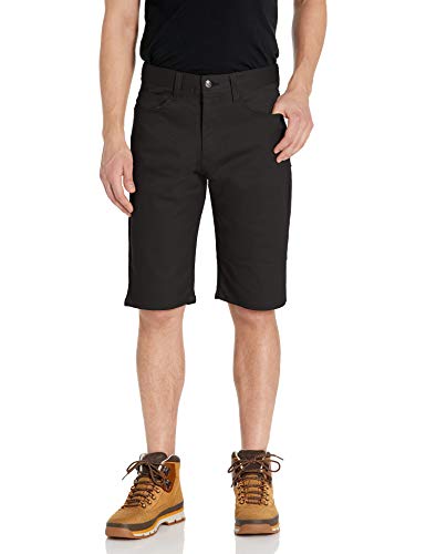 AKADEMIKS Men's Big and Tall Shady Stretch Shorts, Black, 46