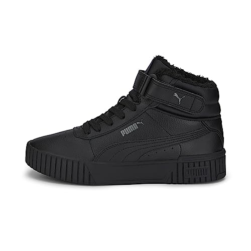 PUMA Mädchen Carina 2.0 Mid Wtr Jr Sneaker, Puma Black Puma Black Dark Shadow, 36 EU