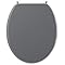 Wirquin 20717957 Abattant WC en fibre de bois Woody en fore U, taupe