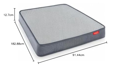 Image of Duroflex LiveIn 2 in 1 Dual Reversible Soft & Firm Sides | 10 Years Warranty | Single Bed | Roll Pack Foam Mattress | 5 Inch Bed Mattress Single Size (72x36x5)