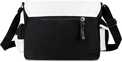 Roffatide Anime Haikyuu Messenger Bag Canvas Crossbody Bag Flap Synthetic Leather Print Shoulder Bag Satchel School Bag #TOP3