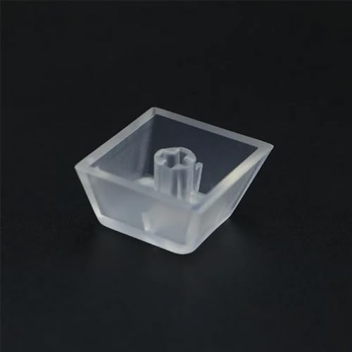Image of OEM Profile Blank Keycaps ABS Frosted Transparent Translucent 1U R4 Keycap for MX switches Mechanical Keyboard(Transparent, 20pcs)