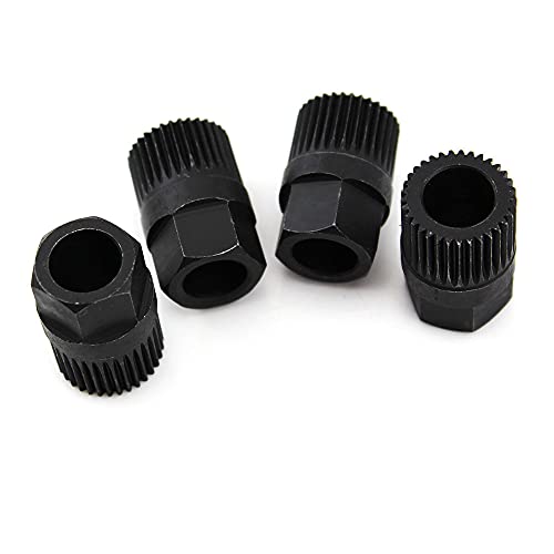 CENPEK 4pcs Socket Alternador Embrague 33 Dientes Herramienta de Eliminación de Polea de Rueda Libre