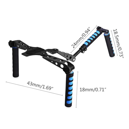 Image of Camera Shoulder Rig, Video Film Making System Kit for DSLR Camera & Camcorders