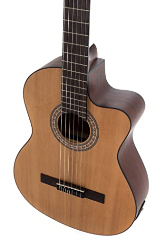 Manuel Rodriguez Guitare électro-acoustique Caballero Principio CA-CM CE Cutaway cèdre - Les Beatles, Paul McCartney, John Lennon, RIngo Starr, George Harrison Manuel Rodriguez Guitare électro-acoustique Caballero Principio CA-CM CE Cutaway cèdre – Image 5