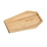 STOBAZA Bandeja para Servir Forma de Ataúd Creativa para Halloween Resistente y Reutilizable para Snacks Dulces y Frutas Fiestas Temáticas