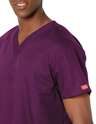 Image of Dickies Women's Jr. Fit V-Neck Scrub Top Multiple Patch Pockets