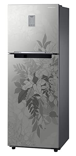 Image of Samsung 256L 2 Star Inverter Frost-Free Convertible 3 In 1 Double Door Refrigerator Appliance (RT30C3732QB /HL,Bouquet Silver)