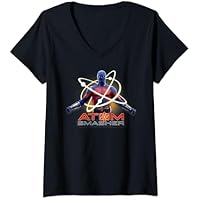 DC Comics Black Adam Atom Smasher Camiseta Cuello V