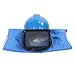 Sandblaster Helmet Protective Hood Air Feed Sandblast Helmet with Double Layer Lens Adjustable Air Supply System for Sandblasting Spraying Construction Industrial Safety Gear ABS