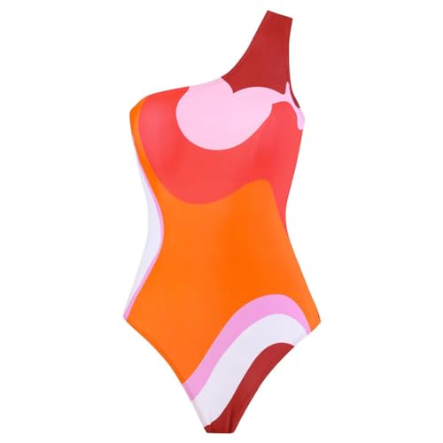 Women One-Piece Swimsuit with Cover up Sarong Wrap Skirt 2PCS Floral Bathing Suits Summer Holiday Beachwear2