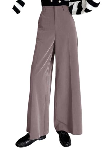 Image of KOTTY Womens Solid Breathable Sensaicha Brown Pant