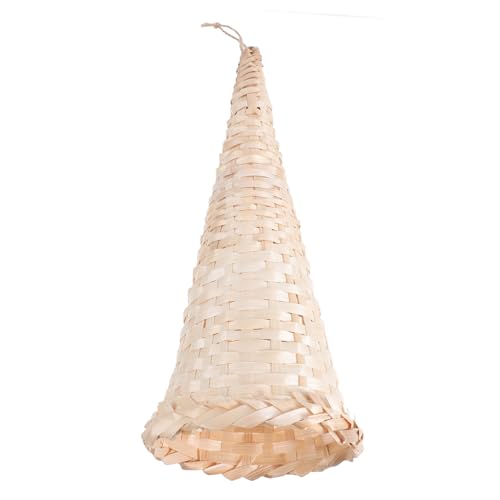 VILLFUL Horn Basket Fall Fall Decorations Thanksgiving Cornucopia Centerpiece Snack Basket Cornucopia Basket Horn Christmas Woven Fruit Baskets Rattan Bread Basket Khaki