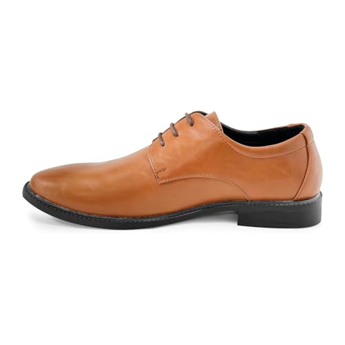 Image of Mens Dress Shoes Modern Classic Slip On Oxfords for Formal Church