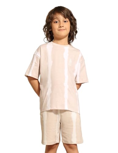 Image of USPA Kids Boys All Over Printed Relaxed Fit T-Shirt