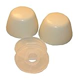 LASCO 04-3915 Almond Oval Plastic, Universal Fit, 1-Pair Toilet Bolt Cap