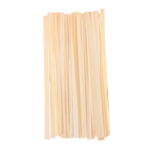 ULDIGI DIY Fan Kits 50pcs Weaving Strips Craft Sticks Flat Webbing for DIY Projects Craft