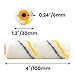 King Origin 10-Pack Paint Roller 4 Inch, 1/2