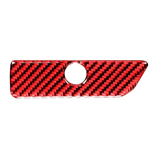 Compatible With Ford For Explorer 2013 2014-2018 2019 車内収納ボックス ハンドルスイッチ装飾カバー ステッカー デカール アクセサリー 車の内装(赤,Left-hand drive)