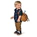 The Ashton-Drake Galleries Little Explorer Liam Lifelike Toddler Doll by Ping Lau, So Truly Real Poseable Lifelike Doll with RealTouch Vinyl Skin, Dragonfly Accessory, 6-Piece Outfit and Backpack,