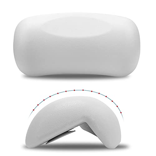 Oreiller de bain antidérapant avec ventouses pour spa et jacuzzi