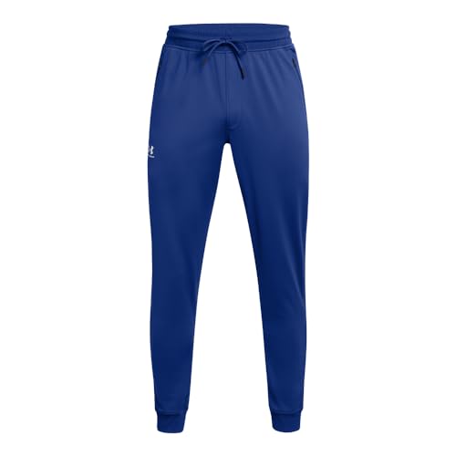 Under Armour Sportstyle Tricot Joggers Pantaloni, (432) Tech Blue / / Bianco, XX-Large Uomo