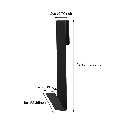 Lam-lord Over The Door Towel Hooks, 4 Packs Extended Shower Towel Rack - Image 3