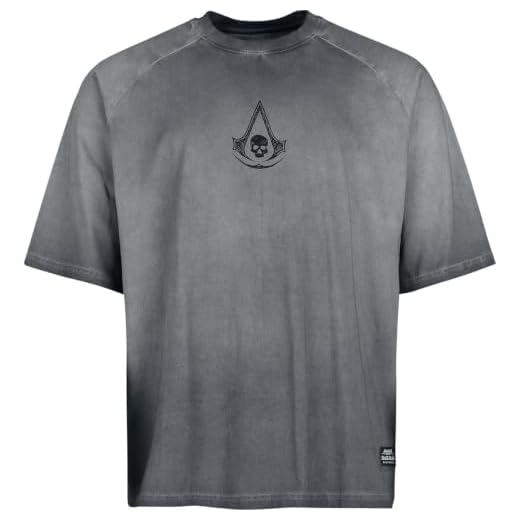 Assassin's Creed Black Flag Resynced - Jackdaw Männer Oversize T-Shirt schwarz XL