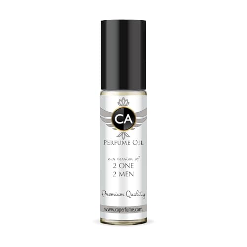 CA Perfume Impression of 2 One 2 Men Fragrance Oil Woody Floral Scent Long Lasting Cologne for Men Travel Size TSA Ready Mini Parfum Body Oil Roll-on 0.33 Fl Oz 10ml