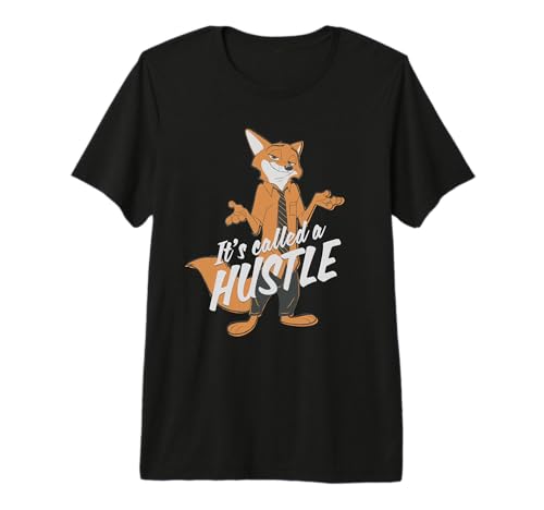 T-shirt premium Nick Wilde Zootopia confectionné en coton doux haute densité