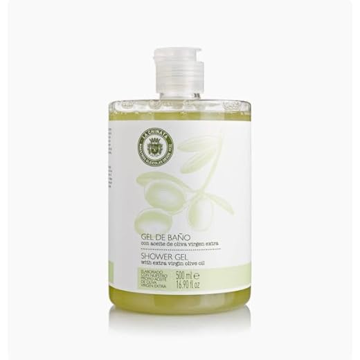 Gel de Baño con Aceite de Oliva Virgen Extra 500 ML de La Chinata - Jabón para la Ducha con AOVE Hidratante y Tonificador - Mejor Selección ENOVINOS