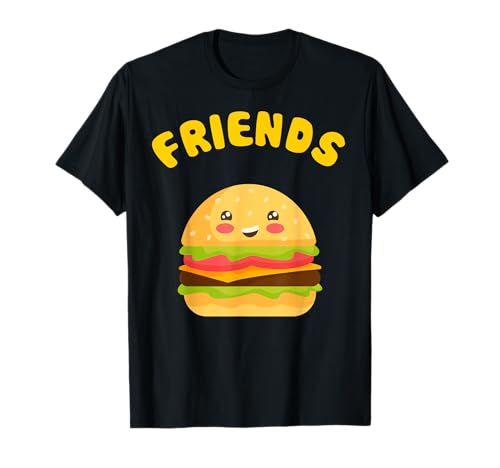 Kawaii Fries - Hamburguesa - 2/2 - BFF - Mejores Amigos que Coinciden Camiseta