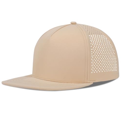 Image of M /L /XL /XXL Oversize Flat Bill Baseball Cap for Men Women Quick Dry Snapback Hats Summer Mesh 5 Panel Cap