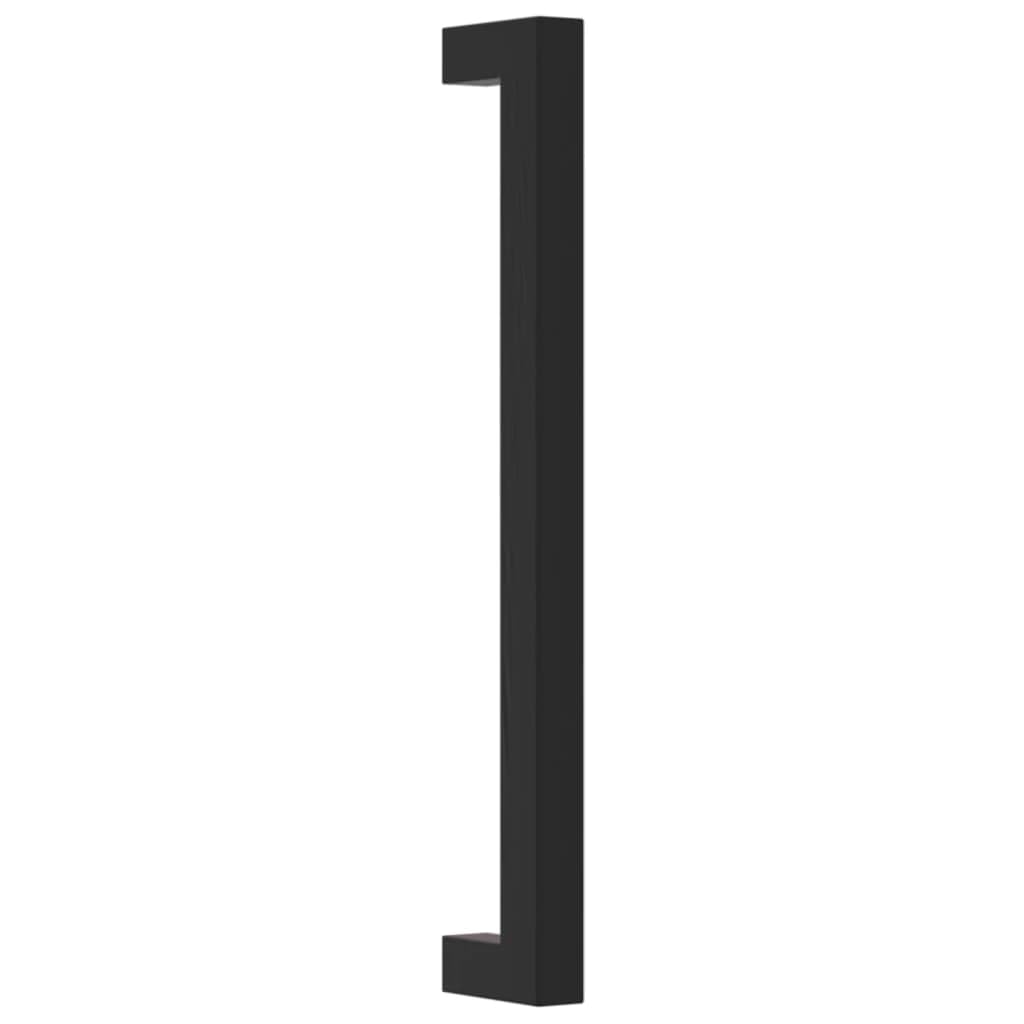 Möbelgriffe Schwarz Edelstahl 10 Stk 192 mm Lochabstand für Schrank Schublade Tür Küche Kommode mit zuschneidbaren Schrauben für Wohnzimmer Büro nachttisch und Sideboard