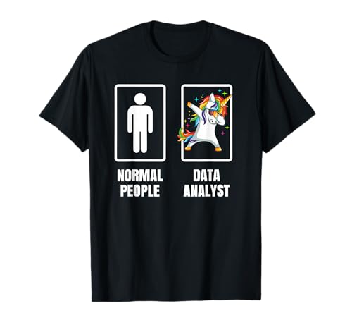 Dabbing Unicorn Data Analyst Data Scientist Science Analyst T-Shirt