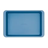 KitchenAid 9 x 13-In Nonstick Aluminized Steel Cake Pan, Dishwasher Safe, Blue Velvet