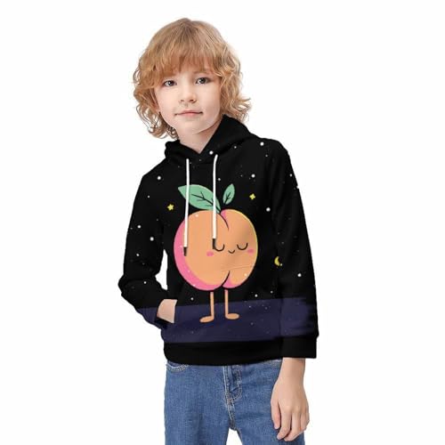Imprimé 3D dessin animé sweat-shirts de pêche pull à capuche avec poche utile - 2